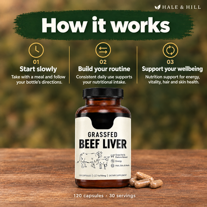 Grass-Fed Beef Liver Capsules