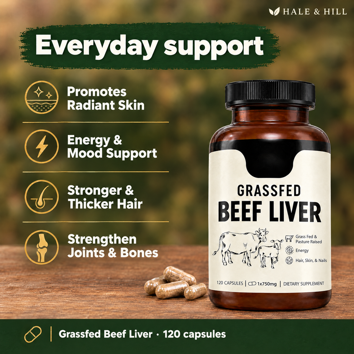 Grass-Fed Beef Liver Capsules